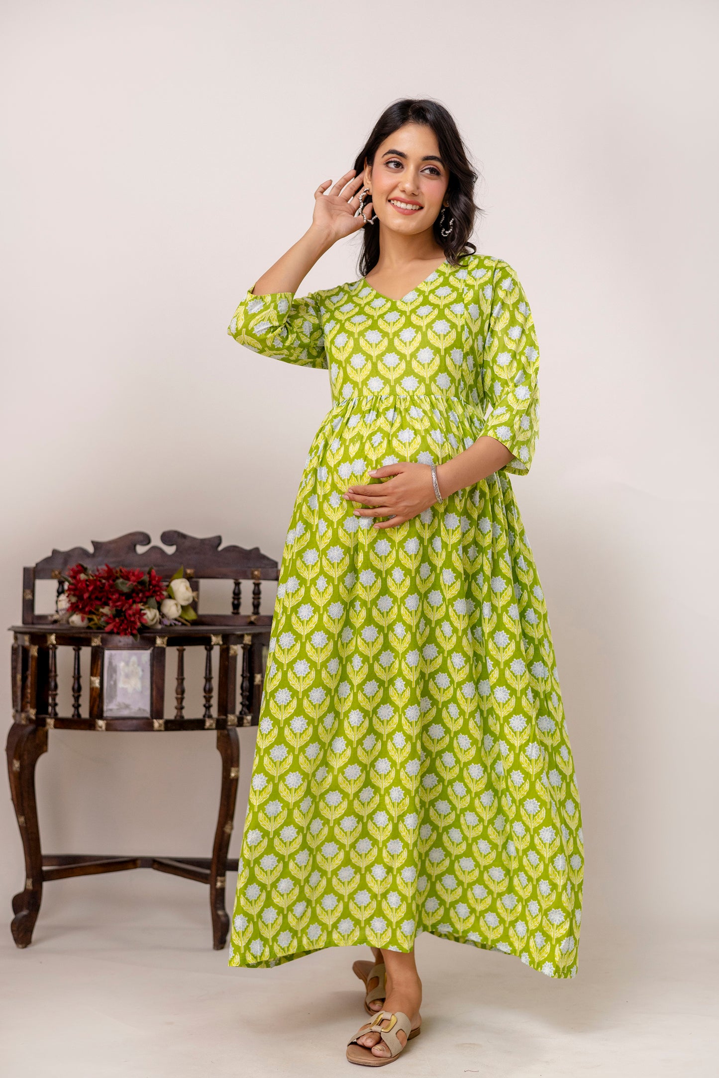Buy 2 Get 1 Free - Deep Pockets, Hidden Feeding Zip & Adjustable Belt - Green Cyan & Black