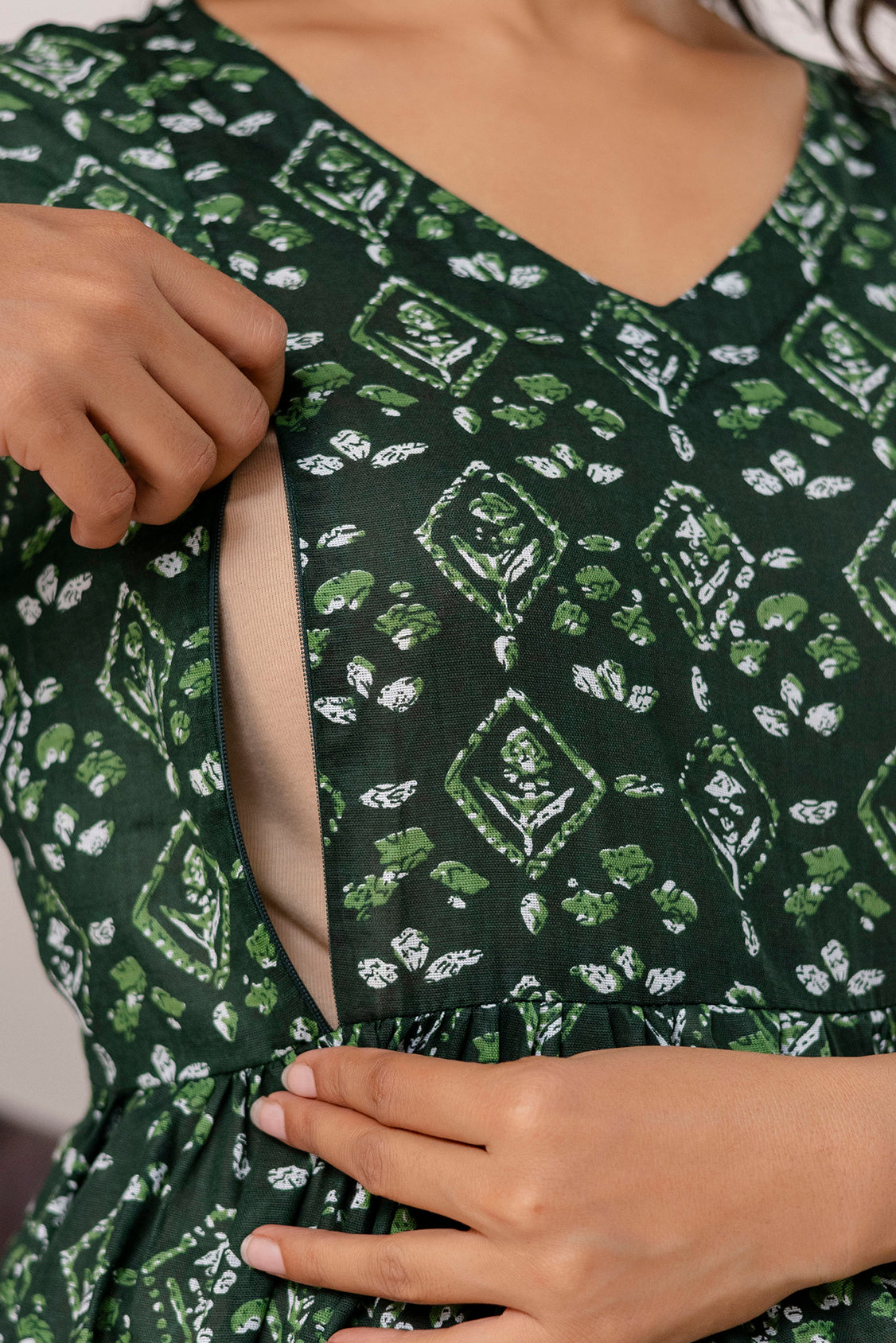 Buy 2 Get 1 Free - Deep Pockets, Hidden Feeding Zip & Adjustable Belt - Orange, Cyan & Slim Green