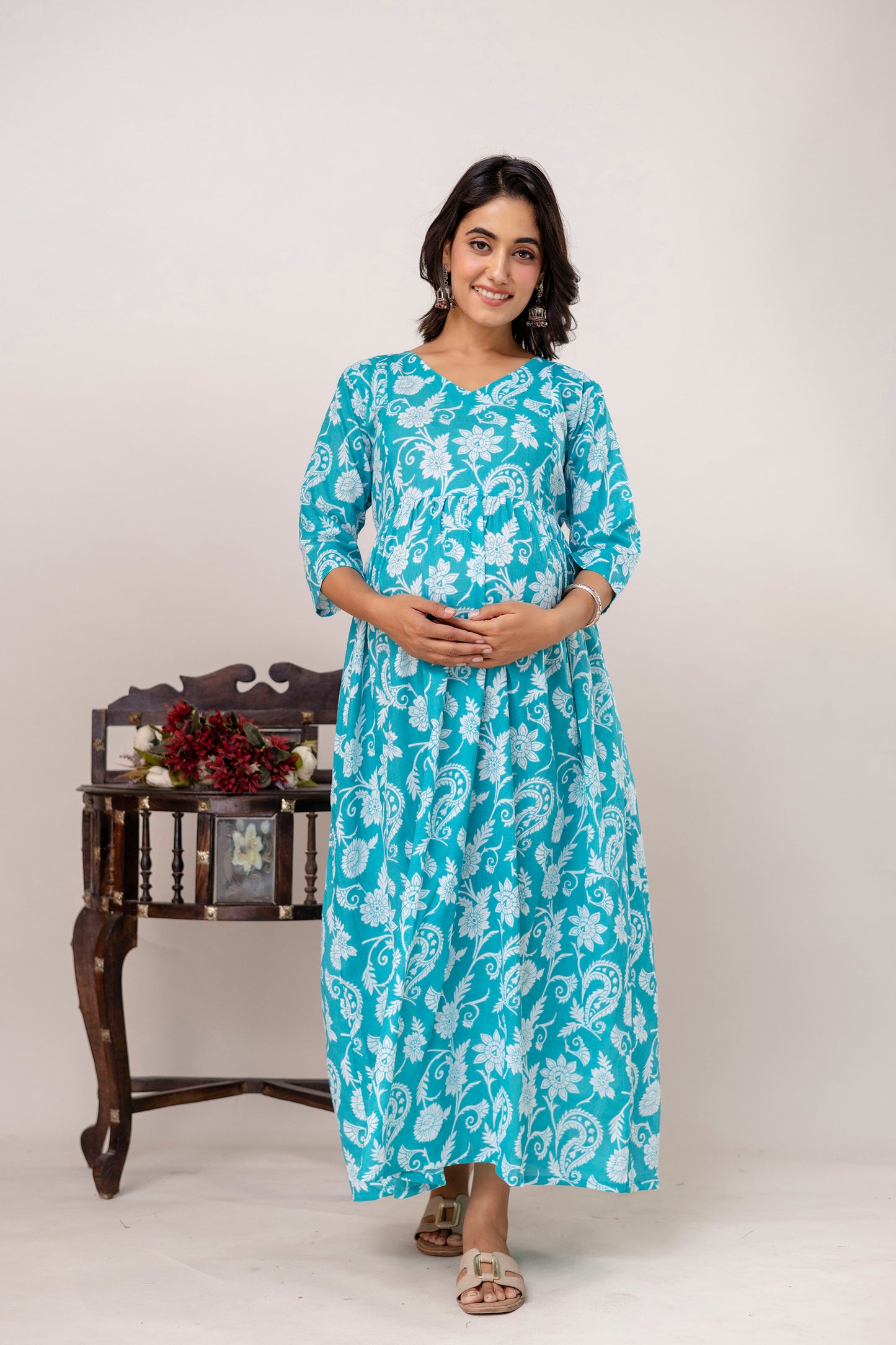 Buy 2 Get 1 Free - Deep Pockets, Hidden Feeding Zip & Adjustable Belt - Orange, Cyan & Slim Green